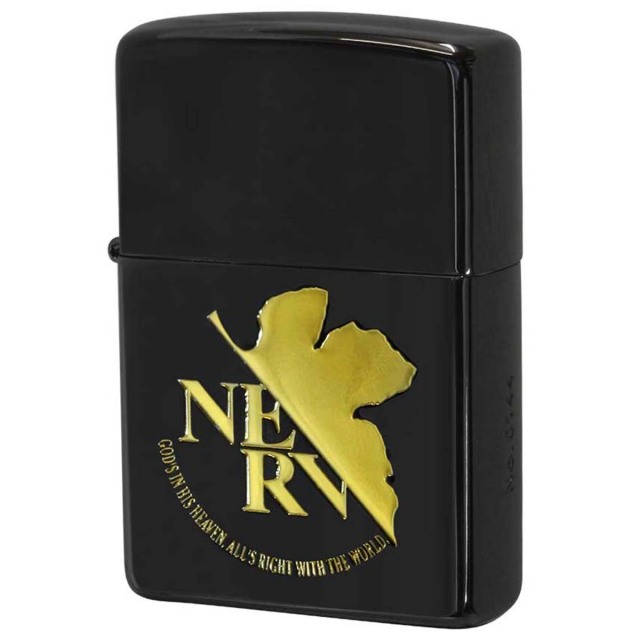 Zippo ジッポー エヴァンゲリオン ネルフ NERV キャラ アニメ シリアル番号 オフィシャルライセンス品 BLACK＆GOLD