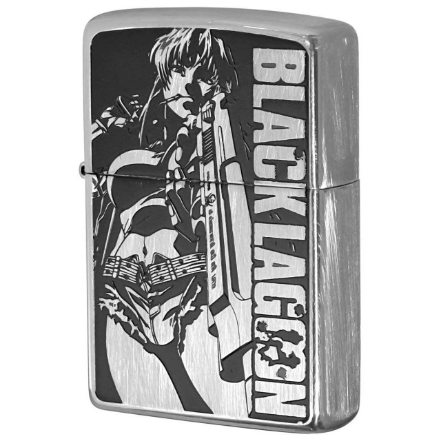 Zippo ジッポー ブラックラグーン キャラ アニメ 漫画 月刊サンデージェネックス BLACK LAGOON Ver.2 オフィシャルライセンス品 A柄 レヴィ