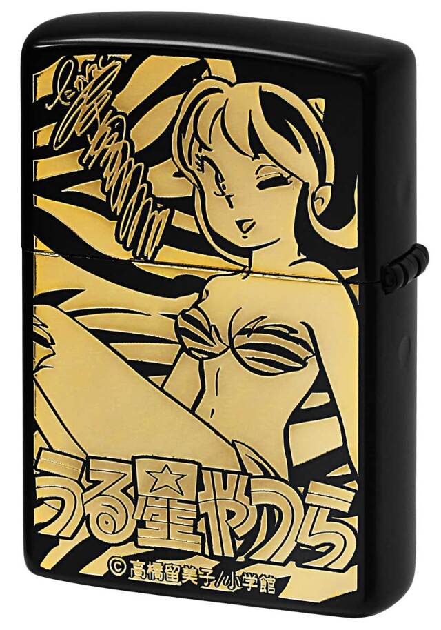 Zippo ジッポー うる星やつら ブラック・ゴールド A柄｜Zippo