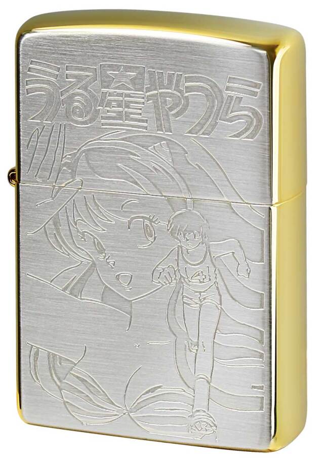 Zippo ジッポー うる星やつら シルバー・ゴールド B柄