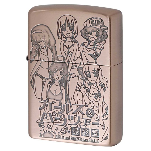 Zippo ジッポー ガルパン ガールズ＆パンツァー 最終章 キャラ アニメ パチンコ パチスロ オフィシャルライセンス品 あんこうチーム 水着Ver.