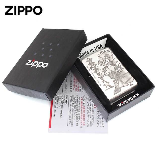 値下げ可能　珍品　ZIPPO　パチンコ　デザイン　MADE　IN　USA Zippo ジッポー 甲殻城のカバネリ キャラ アニメ パチンコ