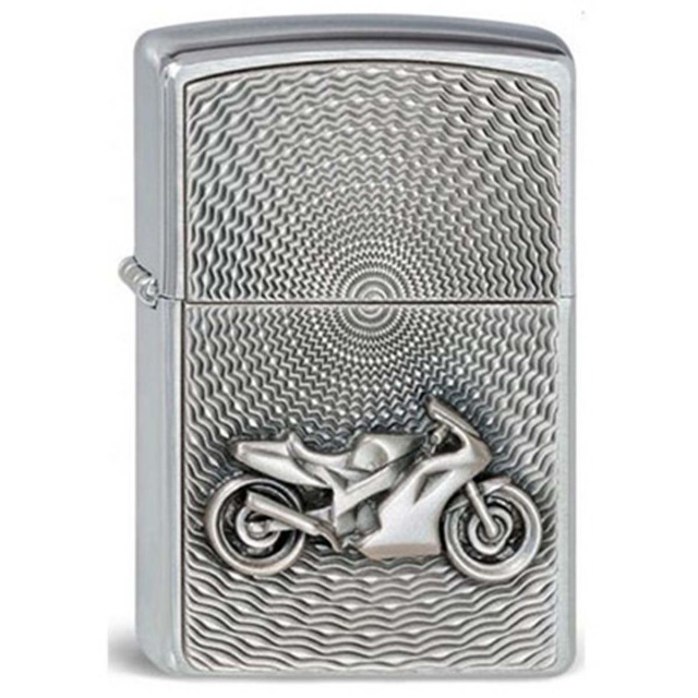 ヨーロッパ直輸入Zippo ジッポー モーターバイク Motor Bike Emblem エンブレム貼り 2000225 メール便可