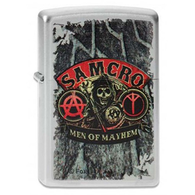 ヨーロッパ直輸入Zippo ジッポー サンズ・オブ・アナーキー アメリカドラマ フォックス FOX Sons of Anarchy プリント加工 2003943 メール便可