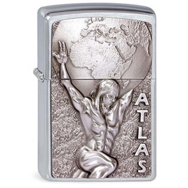 ヨーロッパ直輸入Zippo ジッポー Atlas 2003184 メール便可