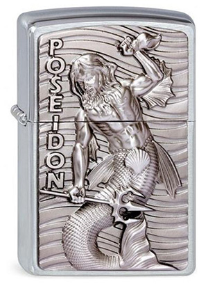 ヨーロッパ直輸入Zippo ジッポー Poseidon 2003188 メール便可
