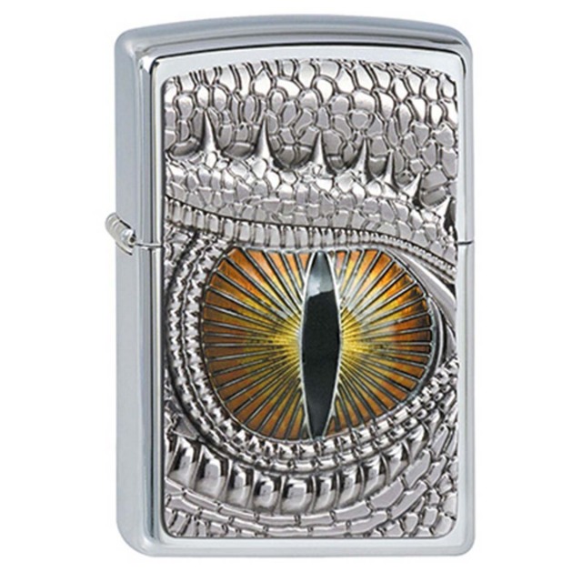 ヨーロッパ直輸入Zippo ジッポー ドラゴン アイ 龍 目 Dragon's Eye エンブレム貼り 2002539