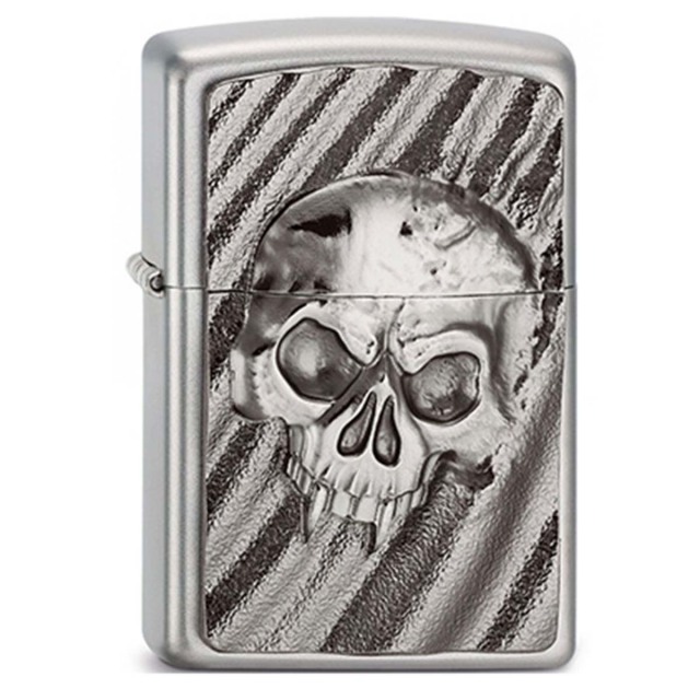 ヨーロッパ直輸入Zippo ジッポー スカル ドクロ 骸骨 砂漠の中のスカル Deserts Skull エンブレム貼り 2003550