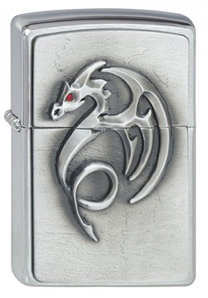 ヨーロッパ直輸入Zippo ジッポー Red Eyed Dragon 2001321