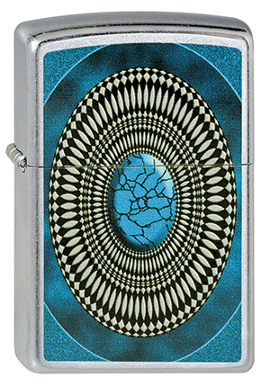 ヨーロッパ直輸入Zippo ジッポー Turquoise Design 2002785