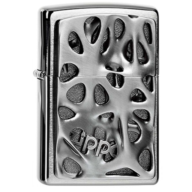ヨーロッパ直輸入Zippo ジッポー ボロノイ パターン Voronoi エンブレム貼り 2004313