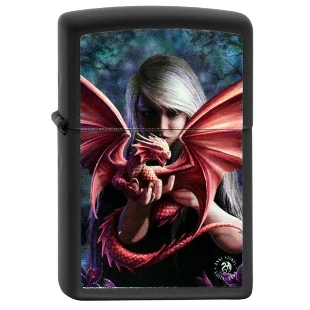 ヨーロッパ直輸入Zippo ジッポー アン ストークス ドラゴン 龍 Anne Stokes Dragon プリント加工 60001009 メール便可