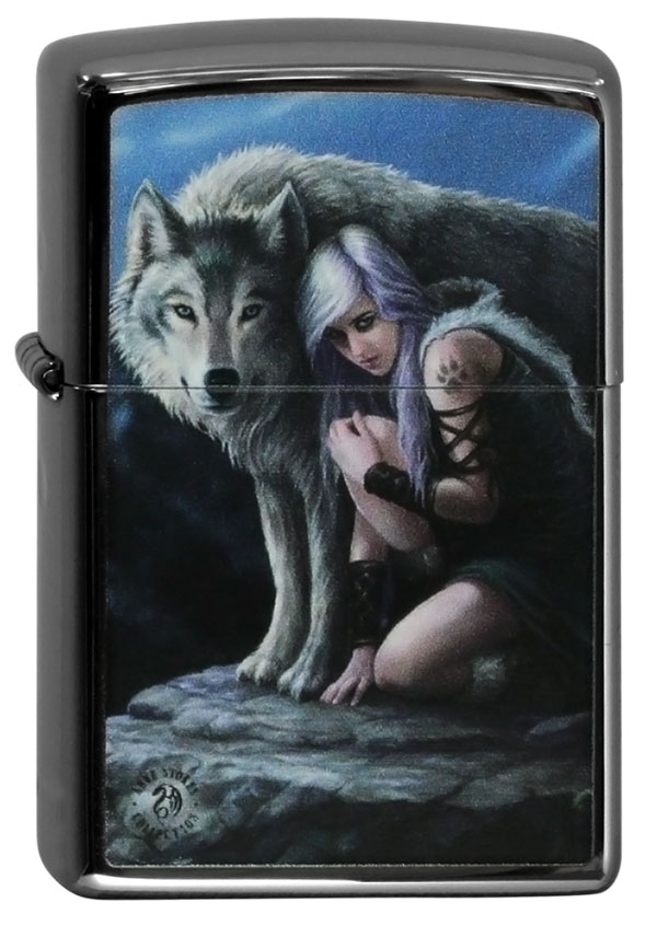 ヨーロッパ直輸入Zippo ジッポー Anne Stokes Wolves 60000336 メール便可