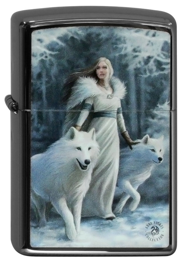 ヨーロッパ直輸入Zippo ジッポー Anne Stokes Wolves 60000334 メール便可