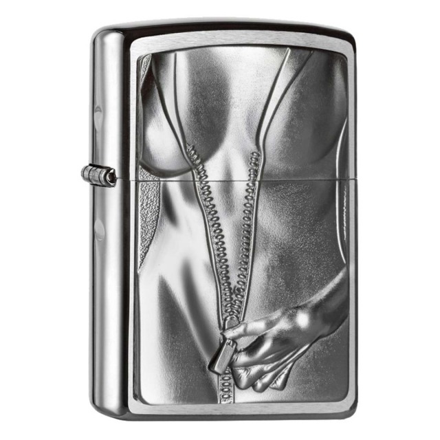 ヨーロッパ直輸入Zippo ジッポー セクシー ガール レディ ジッパー Zipper Girl エンブレム貼り 2004667 メール便可