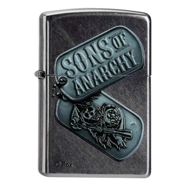 ヨーロッパ直輸入Zippo ジッポー サンズ・オブ・アナーキー アメリカドラマ フォックス FOX Sons of Anarchy プリント加工 60000098 メール便可
