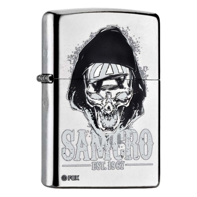 ヨーロッパ直輸入Zippo ジッポー サンズ・オブ・アナーキー アメリカドラマ フォックス FOX Sons of Anarchy プリント加工 60000885 メール便可