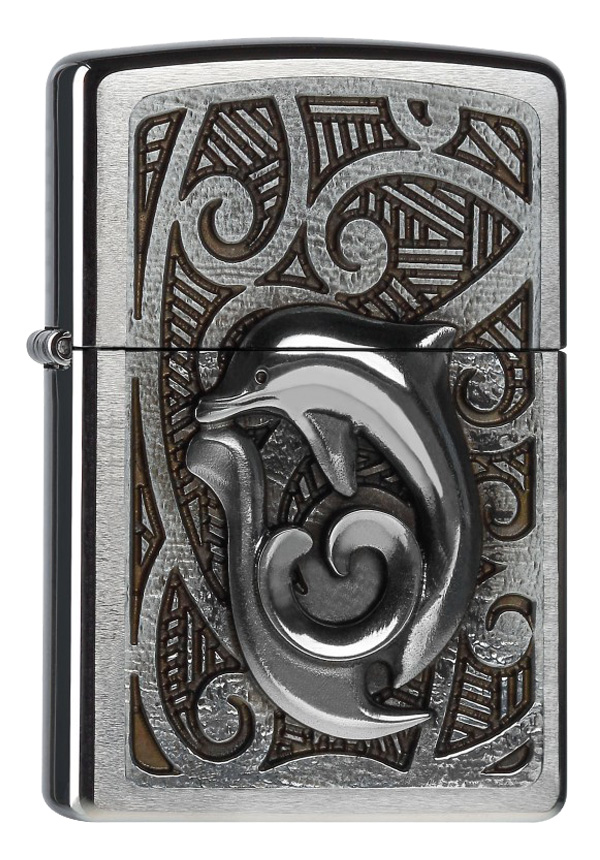 ヨーロッパ直輸入Zippo ジッポー Maori Dolphin 2004495