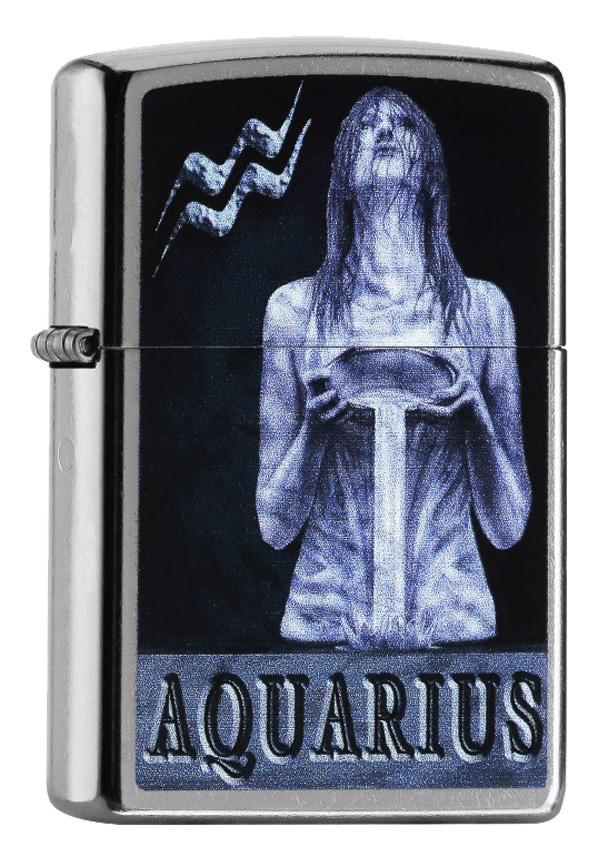 ヨーロッパ直輸入Zippo ジッポー Zodiac Aquarius 水瓶座 60000931