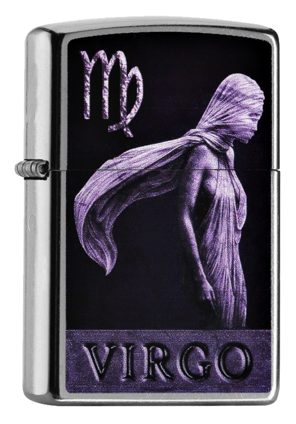 ヨーロッパ直輸入Zippo ジッポー Zodiac Virgo 乙女座 60000925 メール便可