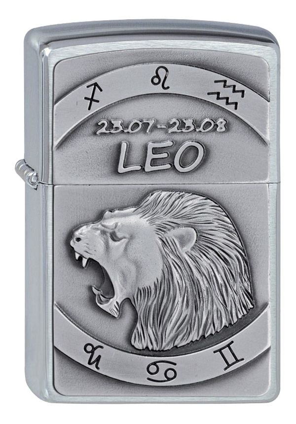 ヨーロッパ直輸入Zippo ジッポー Zodiac Leo 獅子座 2002076 メール便可