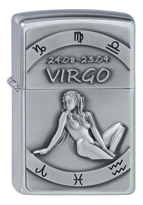 ヨーロッパ直輸入Zippo ジッポー Zodiac Virgo 乙女座 2002077