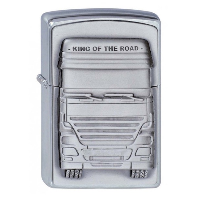 ヨーロッパ直輸入Zippo ジッポー キングオブザロード ホーボー King of the Road エンブレム貼り 1300176