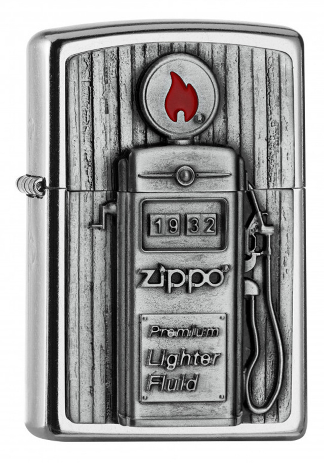 ヨーロッパ直輸入Zippo ジッポー Gas Pump Emblem 3D 2006474 メール便可