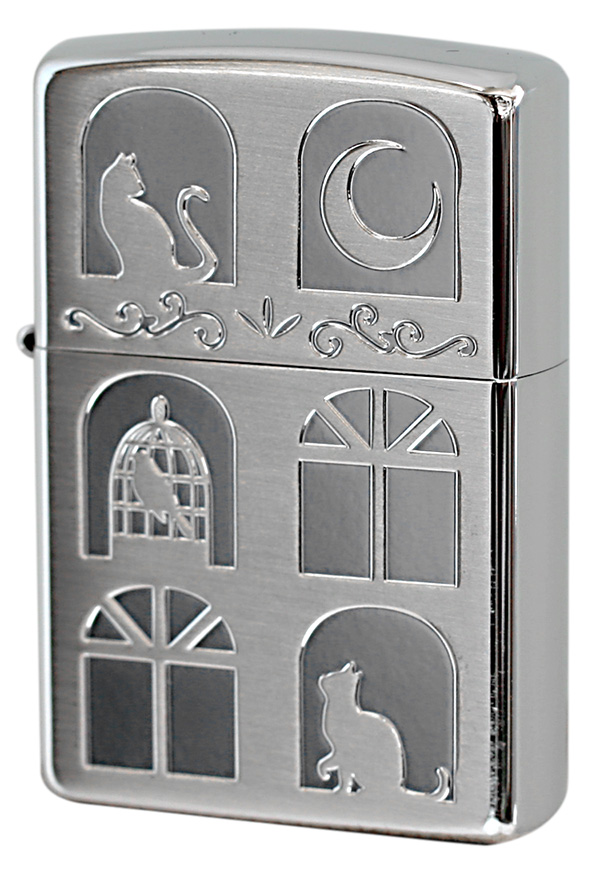 Zippo ジッポー キャットウインドウ SV（1201S514） メール便可