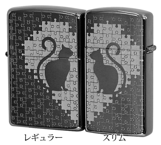 Zippo ジッポー キャットパズルペア BK（1201S469）