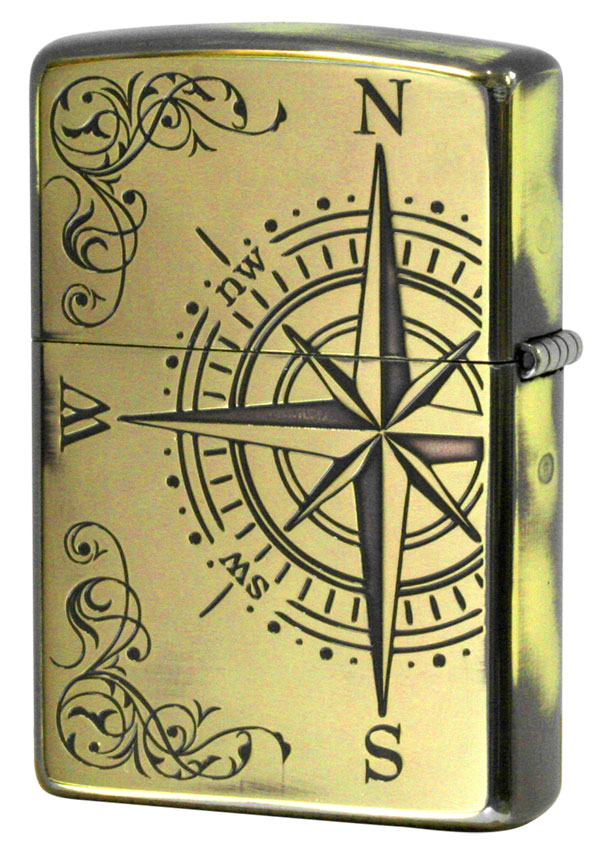 Zippo ジッポー アンティークコンパス Antique Compass BS 1201S559