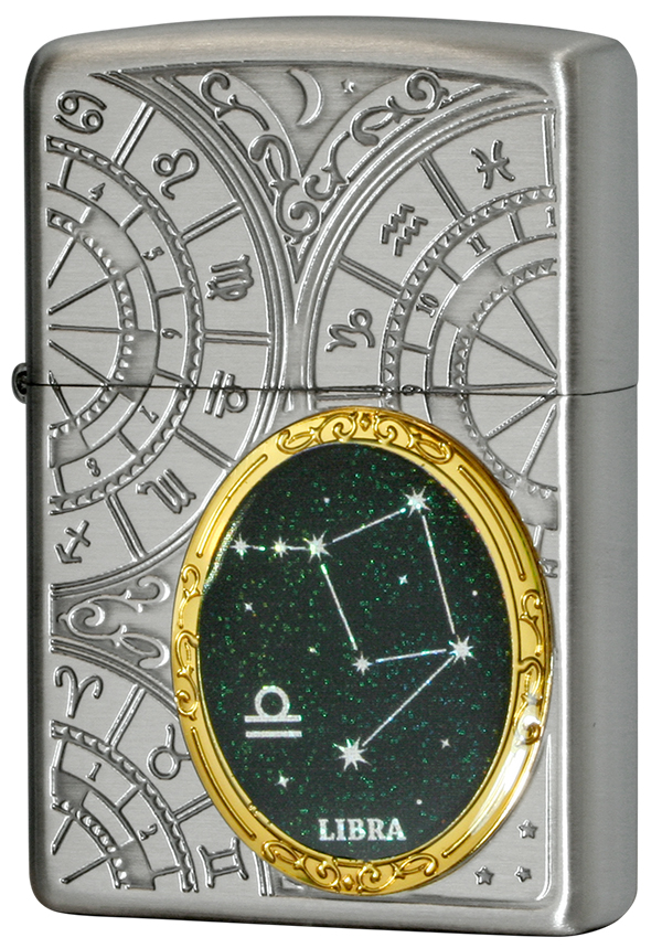 Zippo ジッポー 12星座メタル Constellation Metal 天秤座 1201S526 メール便可