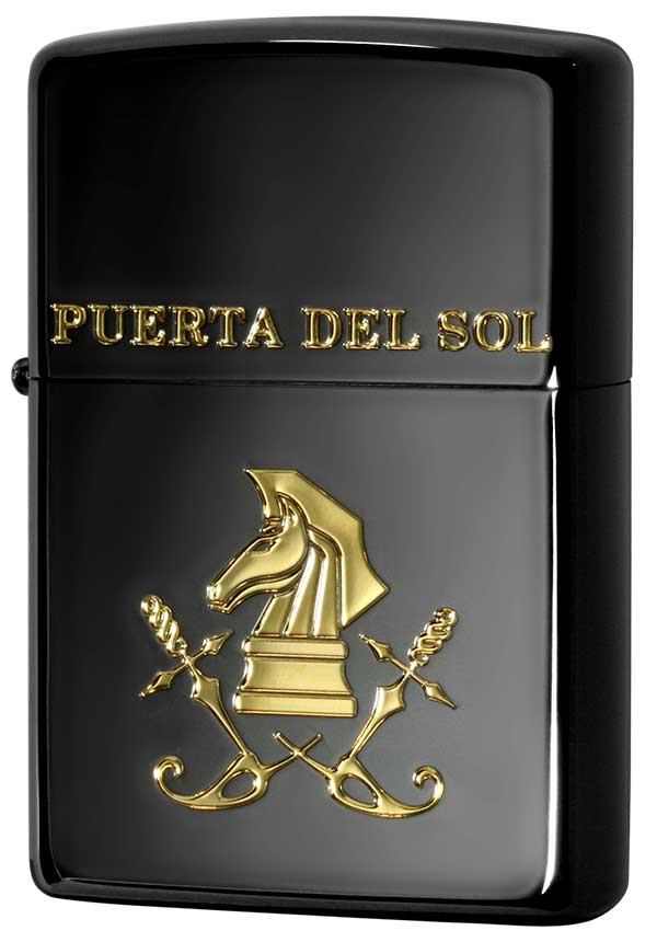 Zippo ジッポー PUERTA DEL SOL プエルタデルソル ナイト BK＆GD PU ZP0003