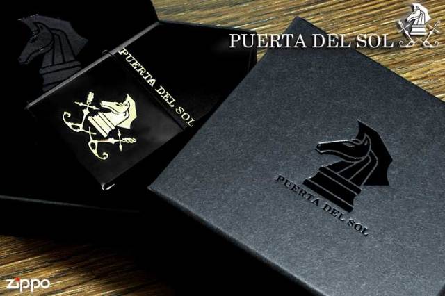 Zippo ジッポー PUERTA DEL SOL プエルタデルソル ナイト BK＆GD PU