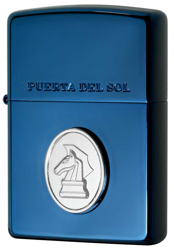 Zippo ジッポー PUERTA DEL SOL プエルタデルソル ナイトメタル BL PU ZP0005