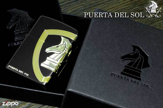 Zippo ジッポー PUERTA DEL SOL プエルタデルソル Knight Matt BK PU