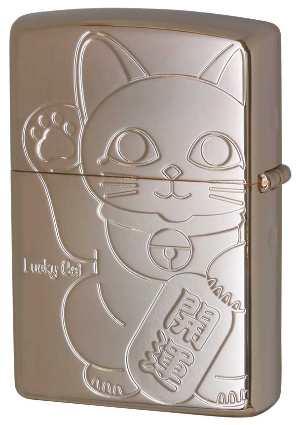 Zippo ジッポー SHELL LUCKY CAT シェル ラッキーキャット 1201S687