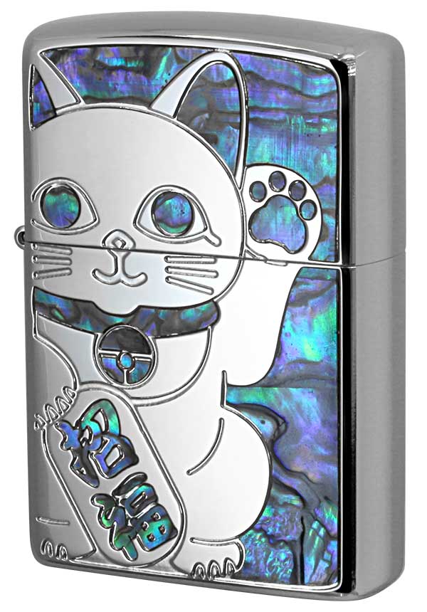 Zippo ジッポー SHELL LUCKY CAT シェル ラッキーキャット 1201S685 SV