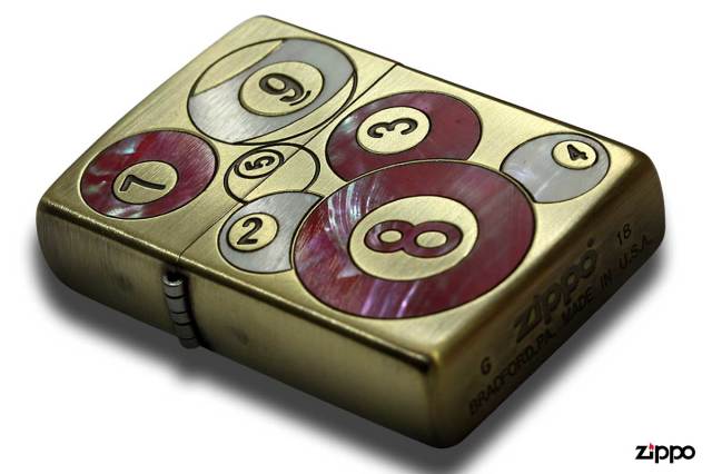 Zippo ジッポー SHELL Billard シェルビリヤード BS 1201S710｜Zippo