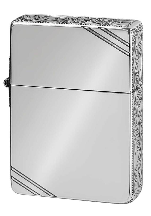 Zippo ジッポー 1935DL3F DIAGONAL LINE ARABESQUE ダイアゴナルライン 3面アラベスク彫刻 SV 1201S658