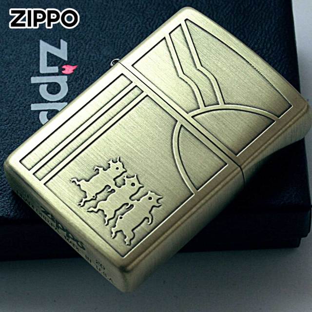 Zippo ジッポー スリーピッグス レトロ ブラス RETRO MOTIF
