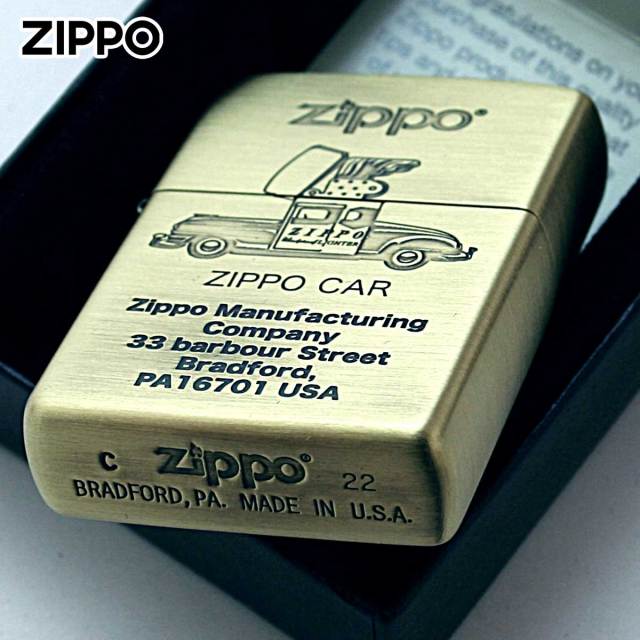 Zippo ジッポー ジッポカー レトロ ブラス RETRO MOTIF Series