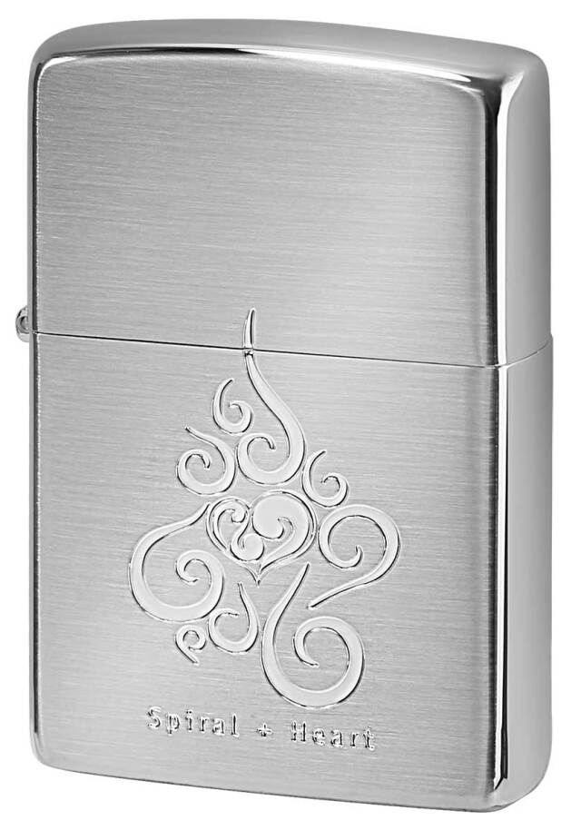 Zippo ジッポー Spiral Heart Chaos スパイラルハート カオス 1201S810 メール便可
