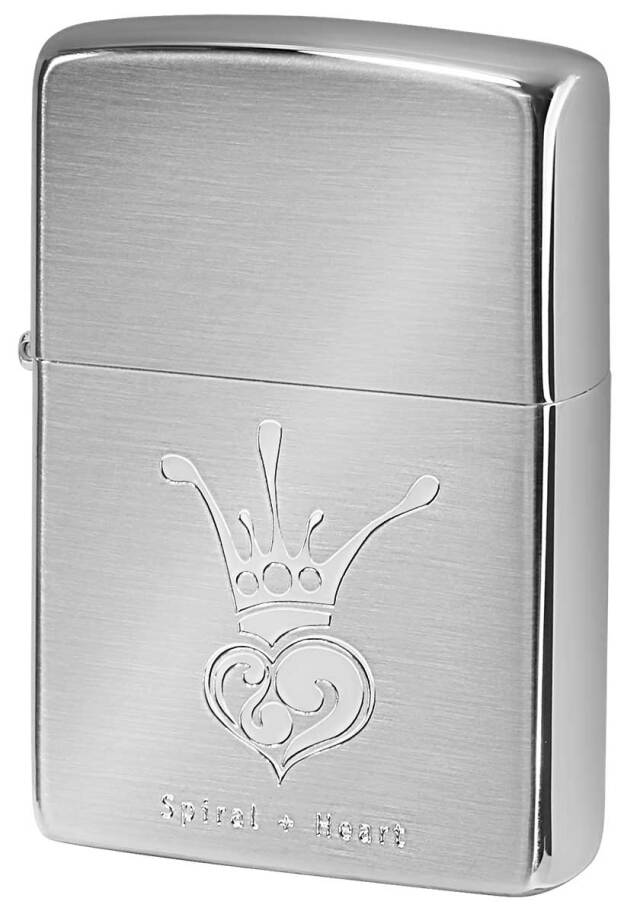 Zippo ジッポー Spiral Heart Crown スパイラルハート クラウン 1201S811 メール便可