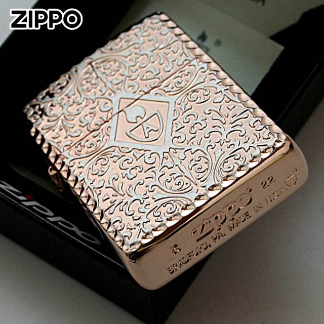 Zippo ジッポー アーマー アラベスク 唐草 コーナーリューター