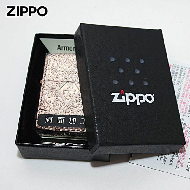 Zippo ジッポー アーマー サイド アラベスク 唐草 コーナー