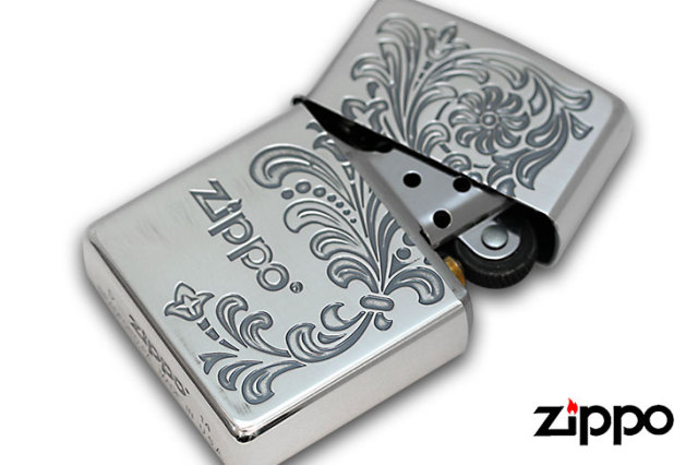 Zippo ジッポー アーマー アラベスク 唐草 コーナーリューター