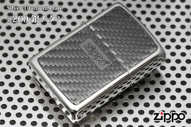 Zippo ジッポー ＃200 銀チタン 15-3｜Zippo専門店フラミンゴ：本店
