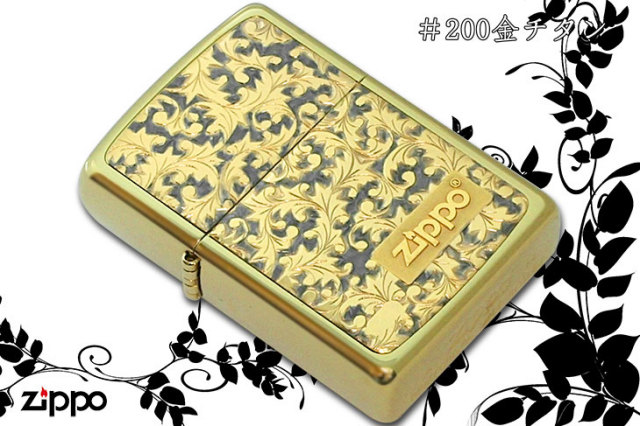 Zippo ジッポー ＃200金チタン ＃K-08｜Zippo専門店フラミンゴ：本店