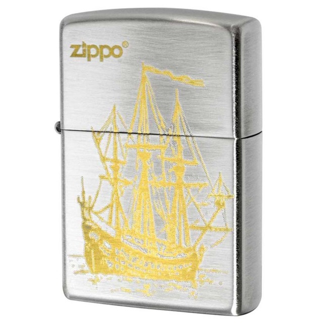 Zippo ジッポー 帆船 ハンセン ニッケルサテン ＃NS メール便可